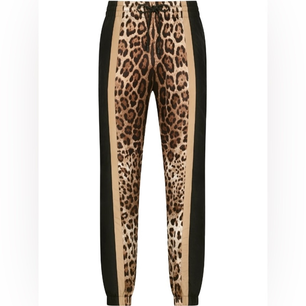 Dolce & Gabbana Leopard Print Track Pant